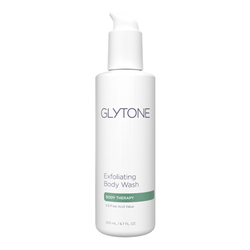 Exfoliating Body Wash on white background