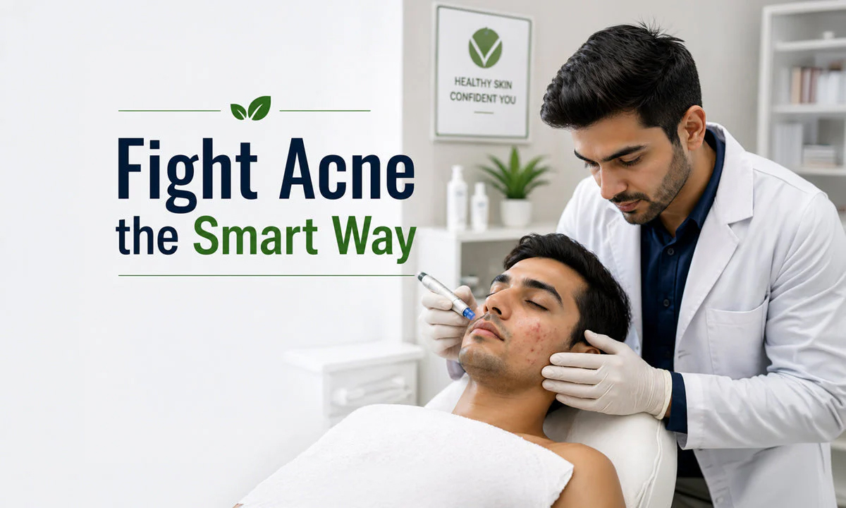 Acne Acting Up? Try Microbiome Skincare for Men Banner