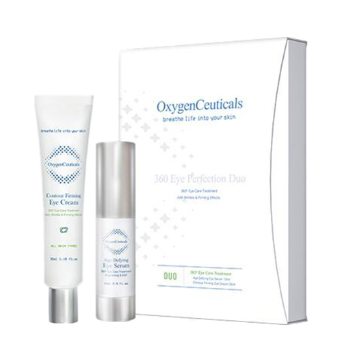 OxygenCeuticals 360 Eye Perfection Duo, 1 set OxygenCeuticals 360 Eye Perfection Duo on white background