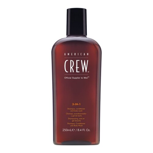 American Crew 3-IN-1 Shampoo, 250ml/8.45 fl oz American Crew 3-IN-1 Shampoo on white background