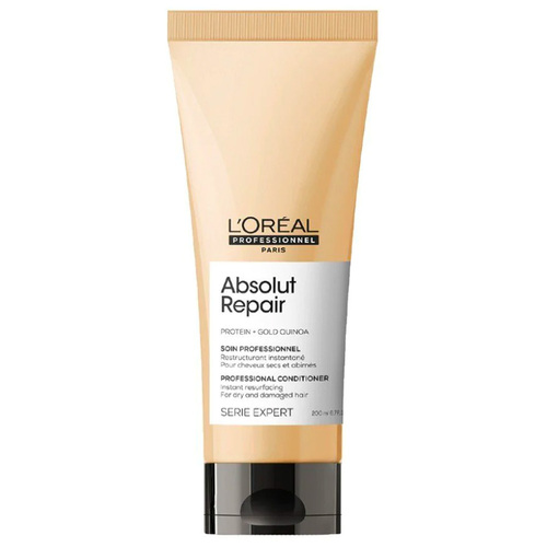 L'oreal Professional Paris Absolut Repair Gold Conditioner, 200ml/6.8 fl oz Loreal Professional Paris Absolut Repair Gold Conditioner on white background