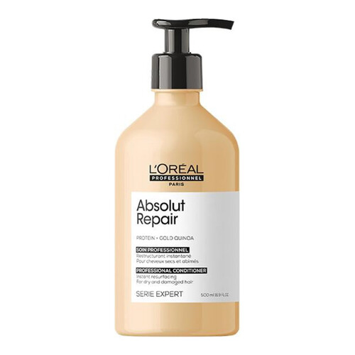 L'oreal Professional Paris Absolut Repair Gold Conditioner, 200ml/6.8 fl oz Loreal Professional Paris Absolut Repair Gold Conditioner on white background