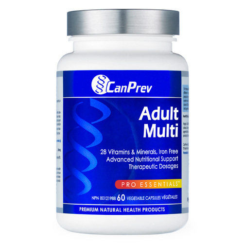 CanPrev Adult Multi, 60 capsules CanPrev Adult Multi on white background