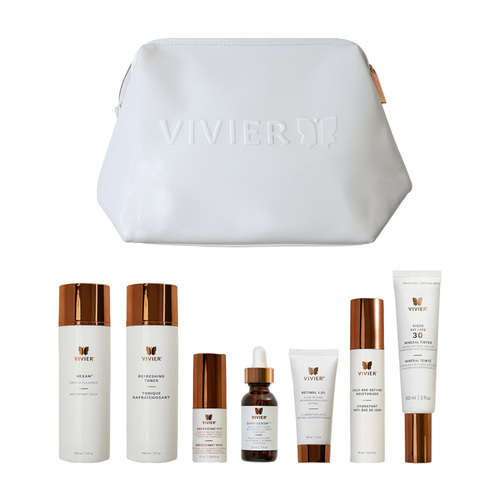 VivierSkin Advanced Anti-Aging Program on white background