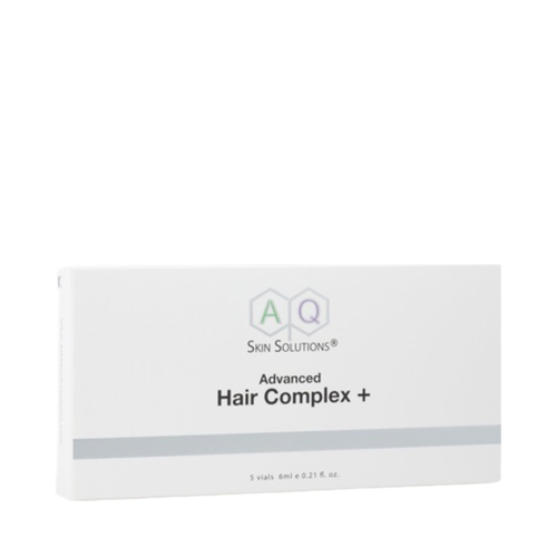 AQ Skin Solutions Advanced Hair Complex+, 5 x 6ml/0.2 fl oz AQ Skin Solutions Advanced Hair Complex+ on white background