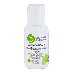 Alphasomes C-8 Oily/Desincrustation Serum on white background