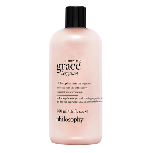 Philosophy Coconut Splash Hydrating Shower Gel, 480ml/16 fl oz Philosophy Amazing Grace Hydrating Shower Gel on white background