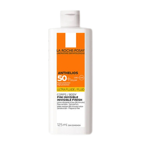 La Roche Posay Anthelios Ultra-Fluid SPF 50+ Body Sunscreen on white background