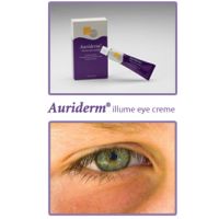 Auriderm  on white background