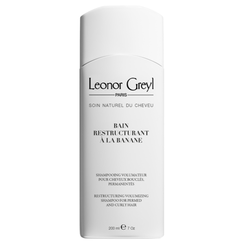 Leonor Greyl Bain Restructurant a la Banane Shampoo for Permed and Curly Hair, 200ml/7 fl oz Leonor Greyl Bain Restructurant a la Banane Shampoo for Permed and Curly Hair on white background