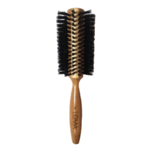 Loma Organics Bamboo Round Brush, 1 piece Loma Organics Bamboo Round Brush on white background