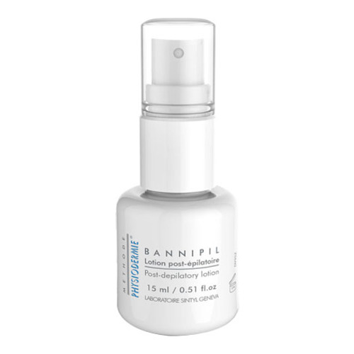 Physiodermie Bannipil Post-Dipilatory Lotion on white background