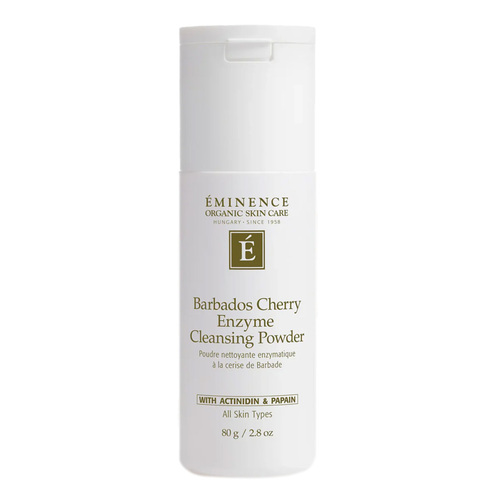 Eminence Organics Barbados Cherry Enzyme Cleansing Powder, 80g/2.82 oz Eminence Organics Barbados Cherry Enzyme Cleansing Powder on white background