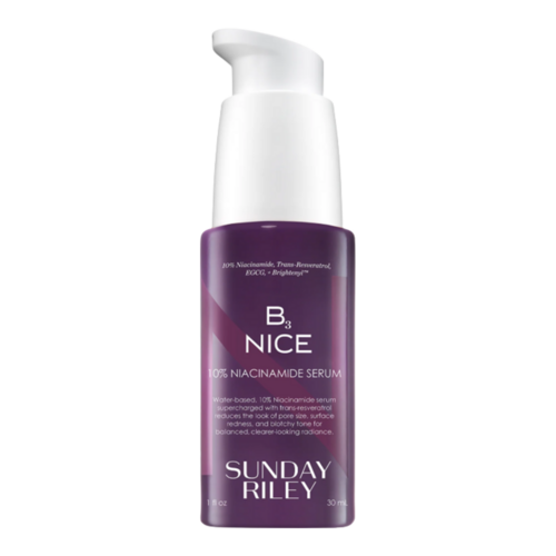 Sunday Riley Be Nice 10% Niacinamide Serum on white background