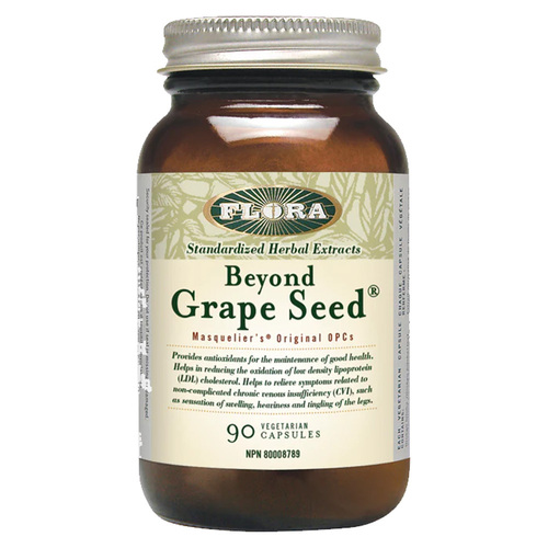 Flora Beyond Grape Seed, 60 capsules Flora Beyond Grape Seed on white background