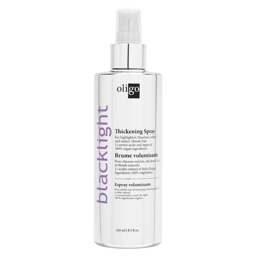 Oligo Professionel Blacklight Thickening Spray, 250ml/8.45 fl oz Oligo Professionel Blacklight Thickening Spray on white background