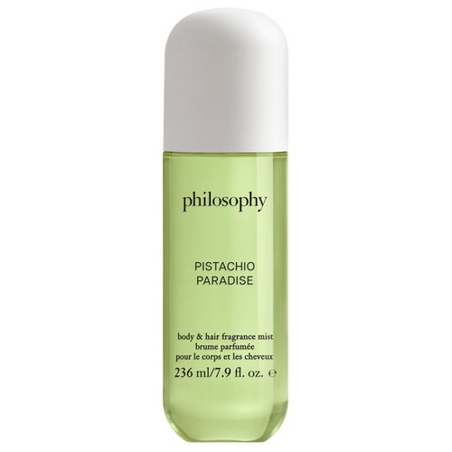 Philosophy Body and Hair Fragrance Mist - Pistachio Paradise, 236ml/7.9 fl oz Philosophy Body and Hair Fragrance Mist - Pistachio Paradise on white background