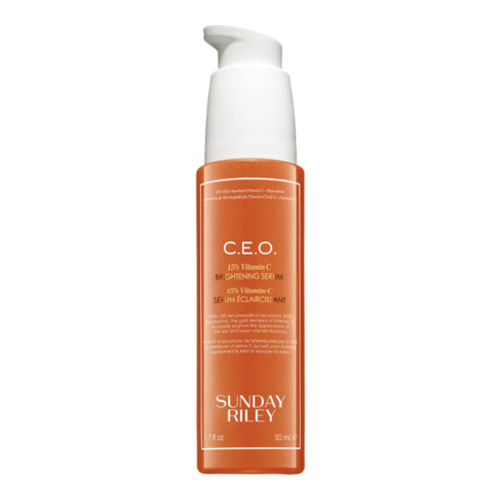 Sunday Riley C.E.O. 15% Vitamin C Brightening Serum on white background