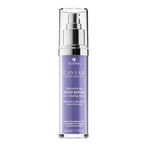 Alterna Caviar Restructuring Bond Repair 3-in-1 Sealing Serum, 50ml/1.7 fl oz Alterna Caviar Restructuring Bond Repair 3-in-1 Sealing Serum on white background