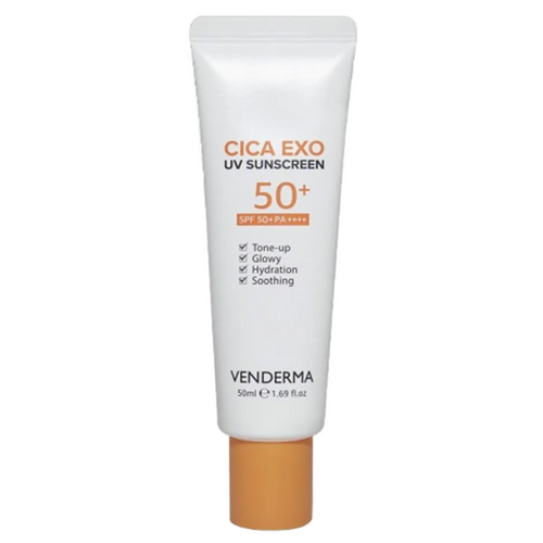 Venderma CICA EXO UV Suncreen 50+, 50ml/1.69 fl oz Venderma CICA EXO UV Suncreen 50+ on white background