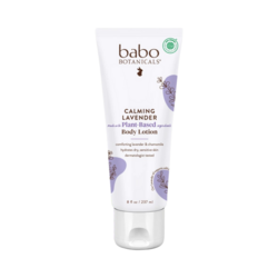 Calming Baby Lotion on white background