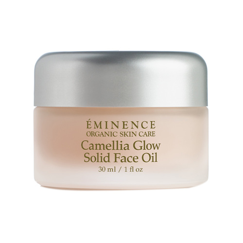Eminence Organics Camellia Glow Solid Face Oil, 30ml/1 fl oz Eminence Organics Camellia Glow Solid Face Oil on white background