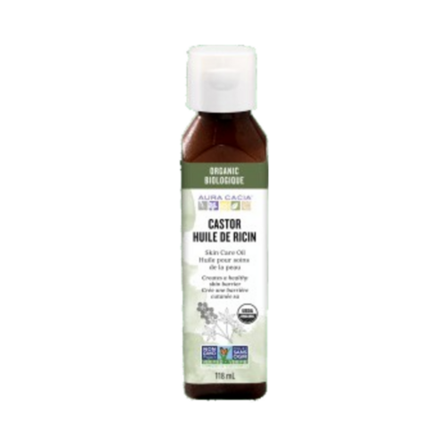 Aura Cacia Castor Oil - Organic, 118ml/3.99 fl oz Aura Cacia Castor Oil - Organic on white background