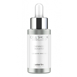 Cell Shock Evenness Booster - 2% Alpha-Arbutin on white background