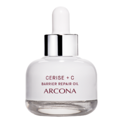 Cerise + C Barrier Repair Oil on white background