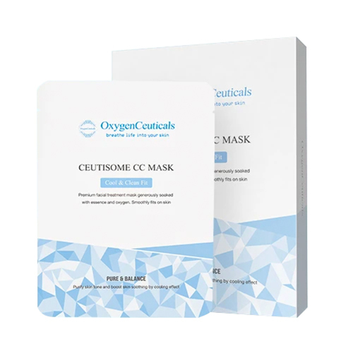 OxygenCeuticals Ceutisome CC Mask, 6 sheets OxygenCeuticals Ceutisome CC Mask on white background