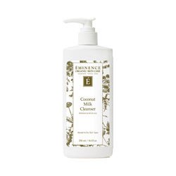 Coconut Milk Cleanser on white background