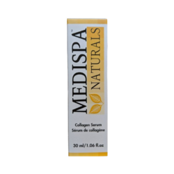 Collage Serum on white background