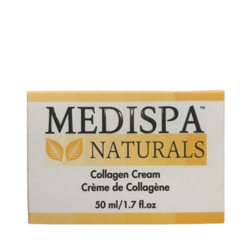 Collagen Cream on white background