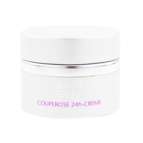 Rosa Graf Couperose Cream on white background