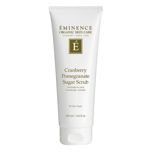 Eminence Organics Cranberry Pomegranate Sugar Scrub, 250ml/8.4 fl oz Eminence Organics Cranberry Pomegranate Sugar Scrub on white background