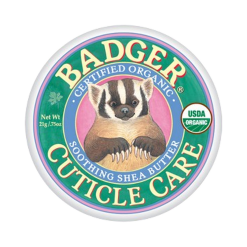 Badger Balms Cuticle Care on white background