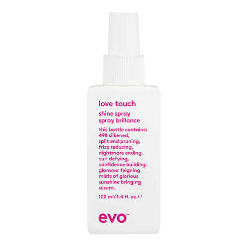 Evo Love Touch Shine Spray, 100ml/3.4 fl oz Evo Love Touch Shine Spray on white background