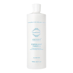 Exfoliant Formula on white background