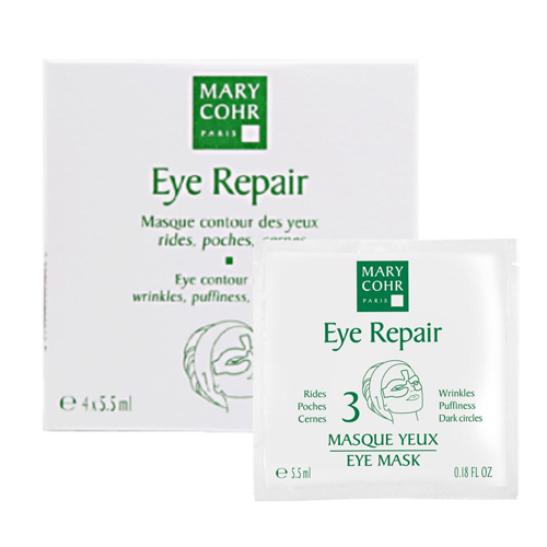 Mary Cohr Eye Repair Eye Mask, 4 x 5.5ml/0.2 fl oz Mary Cohr Eye Repair Eye Mask on white background