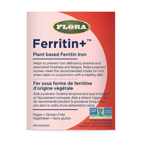 Flora Ferritin+ on white background