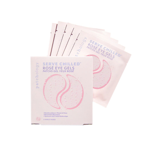 Patchology FlashPatch Serve Chilled Rose Eye Gels, 5 pieces Patchology FlashPatch Serve Chilled Rose Eye Gels (15 pairs) on white background