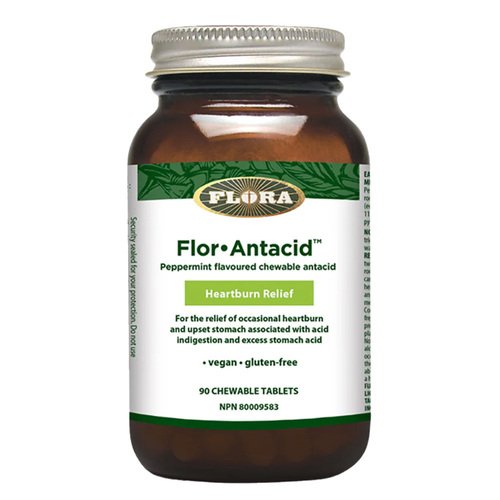 Flora Flor Antacid, 30 pieces Flora Flor Antacid on white background