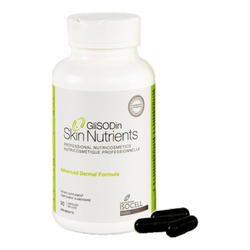 Advanced Dermal/Anti-aging Formula on white background