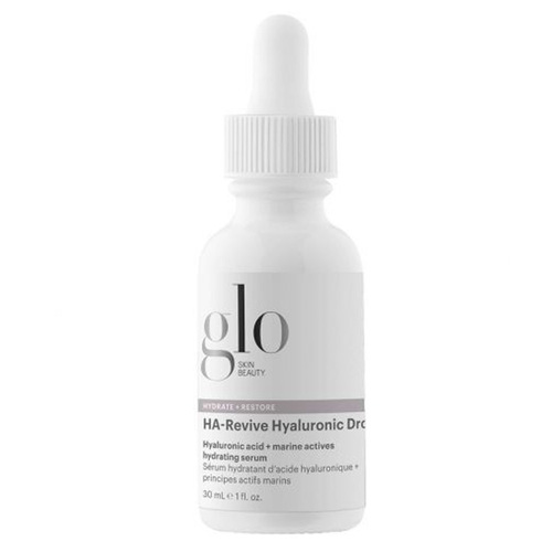 Glo Skin Beauty HA-Revive Hyaluronic Drops, 30ml/1 fl oz Glo Skin Beauty HA-Revive Hyaluronic Drops on white background
