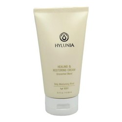 Healing and Restoring Cream on white background
