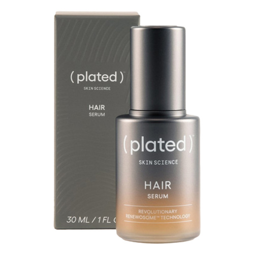 Plated Skin Science Hair Serum, 30ml/1.01 fl oz Plated Skin Science Hair Serum on white background