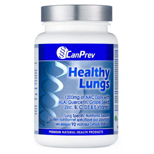 CanPrev Healthy Lungs, 90 capsules CanPrev Healthy Lungs on white background