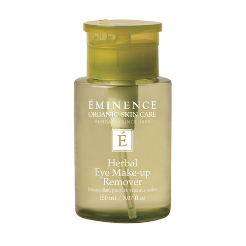 Eminence Organics Herbal Eye Make-up Remover on white background