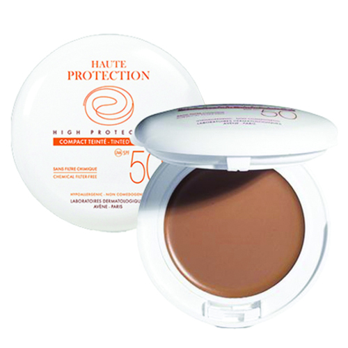 Avene High Protection Tinted Compact SPF 50 - Beige, 10g/0.35 oz Avene High Protection Tinted Compact SPF 50 - Beige on white background