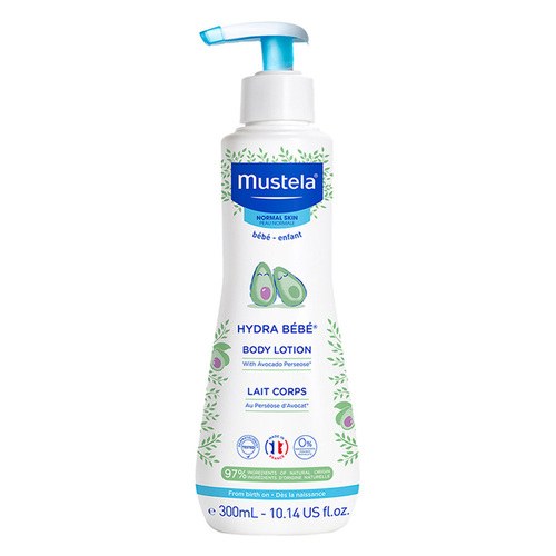 Mustela Hydra Bebe Body Lotion, 300ml/10 fl oz Mustela Hydra Bebe Body Lotion on white background